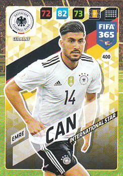 Emre Can Germany 2018 FIFA 365 International Star #400